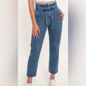 Redial Women’s Paper Bag Mom Jeans - Size EU‎ 38/ US 8